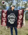 Alpaca Poncho (Crazy Skull) Handcrafted by Indigenous hands.