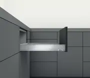 Blum 770N45S0S LEGRABOX 18" L x 2-5/8" H Full Extension Concealed - Grey