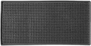 Rubber Mat Drip Mat - Glass Drip Mat Made of Rubber in Black, for Bar, Club, Kitchen, 60x30cm
