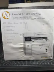 NEW SEALED HP LaserJet Pro MFP M227fdw Copy Scan Fax Wireless Monochrome Printer