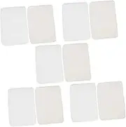 GANAZONO 5 Pairs Non Slip Hook and Loop Adhesive Tapes of Cushion Strips for Rugs Bed and Sofa Reusable Reliable Grip for Home and Furniture Stability