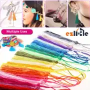 30pcs Macaron Color Fringe Tassel Sew Decor Hang Craft Trim Pendant Bookmark DIY