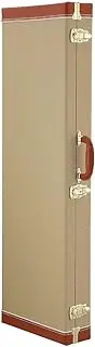 Melodic Acoustic Guitar Hard Case Lockable, Wooden Hard Shell Standard for 39Inch Stratocaster Telecaster Ibanez Gig Storage Rectangular Soft Foam Pad