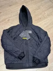 LULULEMON MEN’S INSULATED BOMBER JACKET REVERSIBLE BLK SZ M