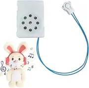 Generic Sound Recorder for Plush Toys, Voice Recorder - Battery Operated, 0GB Memory, Interactive Toy, Bluetooth, WAV Format, 120 Minutes Recording Time