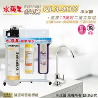 在飛比找PChome24h購物優惠-【水蘋果公司貨】EVERPURE QL3-4DC 10英吋三