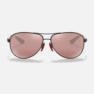 【RayBan 雷朋】限量法拉利聯名款 碳纖維輕量太陽眼鏡(RB8313M-F002H2 61mm 偏光鏡片)