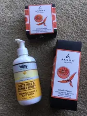 Aroma Natural Blood Orange Luxury Scented Soap Hand Nail Cream Tilley Body BNIB!
