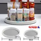 1/2x Lazy Susan Pantry Rack Turntable Kitchen Organizer Tray Rotation Storage