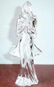Waterford Angel of Grace Crystal Praying Figurine Celestial Collection 6.5" New