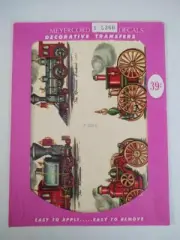 Vintage Meyercord Decal X536B Steam Engine Trains Design NEW