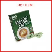 Stevia In The Raw, Plant Based Zero Calorie (100ct) No Erythritol, Sugar Substit