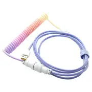 Ducky Premicord Custom Coiled USB Cable Afterglow