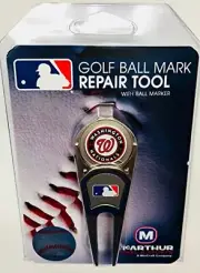 Washington Nationals MLB Divot Tool (Belt Clip Style) with Magnetic attachment.