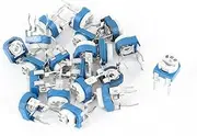 20Pcs (Potentiometer) 2K Ohm Horizontal Pot Variable Potentiometer (24ry584qf712) Trimmer Resistors