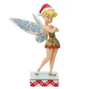 Disney Traditions Tinker Bell Christmas Personality Pose Figurine