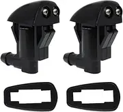ZAPYVET 2Pcs Lot Front Windshield Wiper Washer Jet Nozzle, for Toyota, Avalon 2000-2004 85381-48050 Hood Spray Nozzles windscreen Washer Jet Automotive Wiper Spray Nozzle