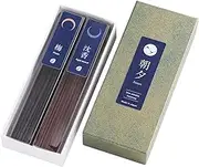 Asayu Japanese Low Smoke Incense Sticks Nature Scent Set Plum and Agarwood, Made in Japan 40gr Quality Variety Pack for Relax