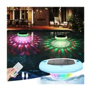 2-in-1 Solar Pool Lights USB Rechargeable Floating Pool Lights with Remote, 6...