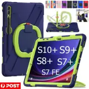 For Samsung Tab S10/S9/S8/S7 Plus S7 FE S10+ Case Heavy Duty Stand Handle Cover