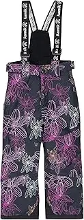 [Kamik] Girl's Bella Leilani Insulated Suspender Pants (Toddler/Little Kids/Big Kids) Black 12 Big Kid
