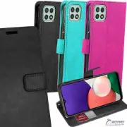 Wallet Flip Card Slot Stand Case Cover For Samsung Galaxy A22 5G / A22 4G