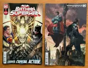 BATMAN SUPERMAN #18 Reis Main + Bianchi Variant Set DC NM