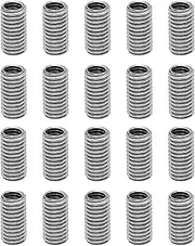 eMagTech 20Pcs Thread Insert M8 to M6 304 Stainless Steel Thread Repair Insert Male and Female Reducing Nuts Thread Repair Sleeve Pipe for Steam Turbines