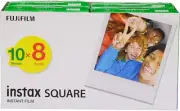 Instax Fujifilm Square Film, White 80 Pack