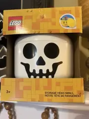 LEGO Halloween Storage White Skeleton Bucket. NEW In Box!!!! Smaller Version