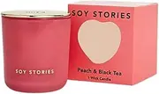 [Dusk] Peach & Black Tea 1 Wick Soy Scented Candle