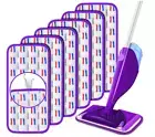 6 Pack Reusable Mop Pads for Swiffer WetJet Spray Mop, Wet Pads Refill..