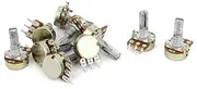 Aexit 10 (Potentiometer) Pcs 10K OHM Linear Taper Rotary Potentiometer 10KB (48ry622qf374) B10K Pot