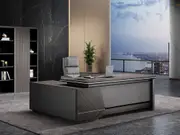 MARVERIK Classic Premium Quality Executive Desk 1.8M with Left and Right Return