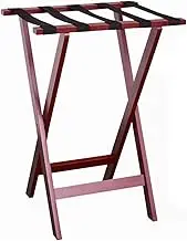 Guest Room Luggage Rack, Folding Suitcase Stand Luggage Rack Luggage Rack, Hotel Luggage Racks, Folding Solid Wood Racks, Restaurant Pallet Racks, Racks for Clothes, for Bedrooms, Hotels (Co