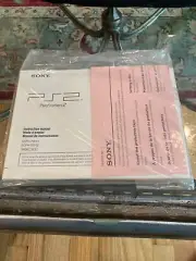SEALED PS2 Playstation 2 Console Instruction Manual Booklet Disc Paperwork