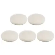 5pcs Wool Buffing Pads 7 inch Polishing Pad Polishing Buffing Pad Hook and Loop