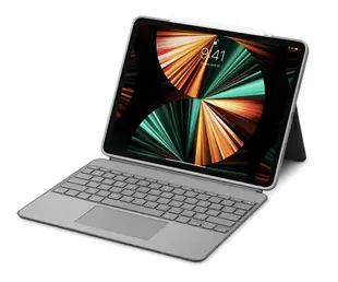 羅技藍牙鍵盤 iPad Pro12.9Air4配觸控摸板Logitech Combo Touch