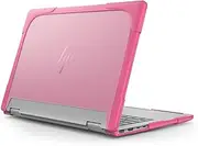Laptop Protective Shell Compatible with 14 inch HP Envy X360-14 2024 2-in-1 - Heavy Duty Rugged Hard Shell Cover Frosted Heat Dissipation and Anti Drop (Rose)