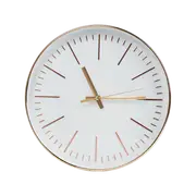 Modern Wall Clock Silent Quartz and Battery Operated