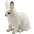Stuffed Animal Real HANSA No.7851 Arctic Rabbit 30 BH7851 NEW from Japan