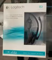 LOGITECH H151 STEREO HEADSET BLACK BRAND NEW
