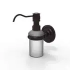 Allied Brass Wall Mounted Soap Dispenser 5-Oz Brass Traditional Antique Bronze