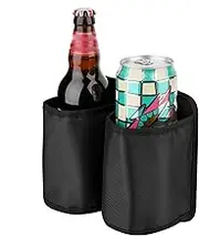 Beer Holder for Swimming Pool,Outdoor Drink Organizer Wine Storage Bag | Ground Pool Side Storage Accessories for Backyard Lawn Garden Water Parties