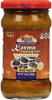 Rani Korma Curry Cooking Spice Paste 10oz (300g) Glass Jar