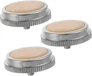 Abaodam 3pcs Trumpet Key Button Shell Inlay Replacement Elegant Dual Compatibility for Trumpets and Tubas Convenient Musical Instrument Repair Tool