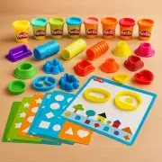 Play-Doh Shapes & Colors Set 10 Cans + 15 Tools + 5 Mats | Learn & Create Fun