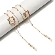Gold Cat chain glasses chain Mask & Sunglass Chain Glasses Strap metal chain