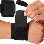 Wrist Brace, 2 PACK Wrist Wraps for Carpal Tunnel for women and men. Wrist Straps for Weightlifting, Working Out and Pain Relief. Flexible, Highly Elastic, Adjustable, Comfortable with 1pcs Headband