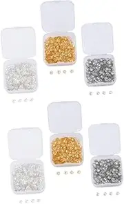 [KALLORY] Bracelet Accessories Soldering Charms Kit Bracelets Golden Beads Jewelry Of The Lid Necklaces Charm Necklace Locket Durable Pendant Charming Hollow Flower Pendant Iron